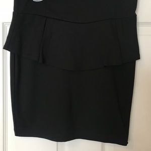 Cotton On Black Ruffled Miniskirt - Size Medium